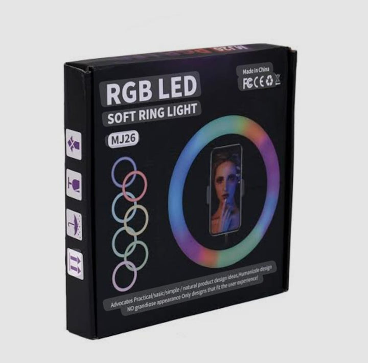 Ring Light RGB 26 CM – Perfect Lighting for Photography