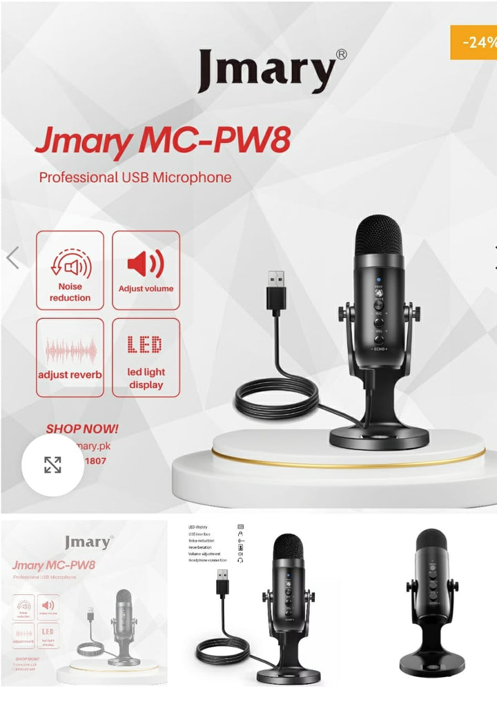 Jmary MC-PW8 – Professional Wireless Microphone System