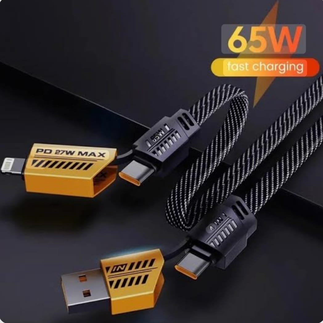 4-in-1 Super Fast Charging Cable –