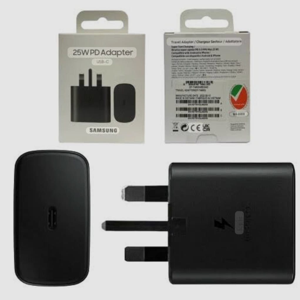 Samsung 25W Super Fast Charger – Type-C PD Adapter