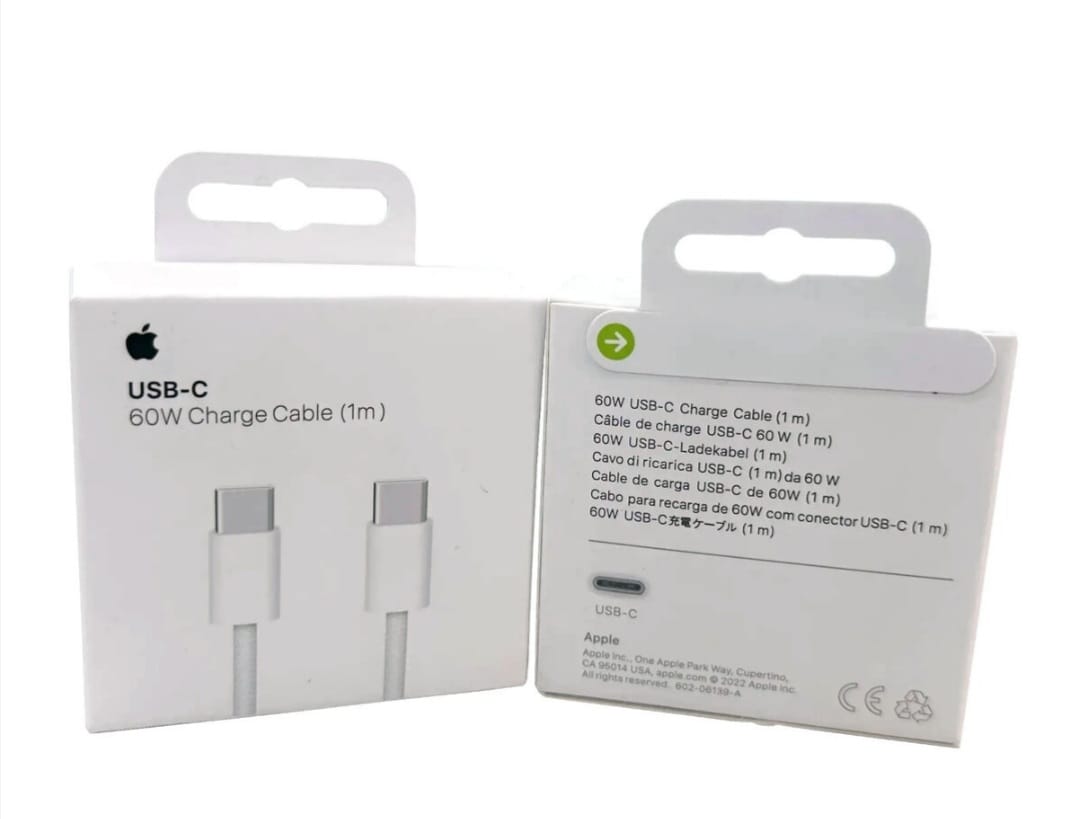 Apple 60W Charge Cable – Fast, Safe & Reliable Power Delivery